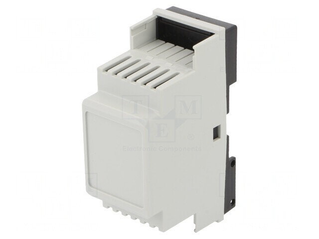 Carcasă pentru șină DIN, gri, 90x35x58 mm, model 2