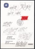 Germania 1980 - Sport, Carton Filatelic Omagial
