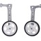 Roti ajutatoare reglabile pentru biciclete cu schimbator, compatibile 16&ndash;24&quot;, roti din plastic