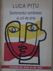 SENTIMENTUL ROMANESC AL URII DE SINE-LUCA PITU-260556 foto