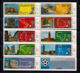 Cumpara ieftin ✅ ( S25 ) Yemen Nord Y.A.R. 1971 " Calificari C.M. Fotbal Mexic '70 ( si Romania ) " , serie+vinieta , Mi. 1088/1096 cota 12 &euro; , MNH
