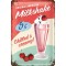 Placa metalica - Milkshake - 20x30 cm