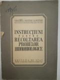 Instructiuni pentru recoltarea probelor hidrobiologice, 1947 MIA