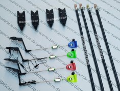 Set 4 Avertizori WINDBLADE 617 cu 4 swingere MKM2 cu iluminare si 4 Tije