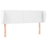 Cumpara ieftin Tablie de pat cu aripioare, alb, 147x23x78/88cm piele ecologica