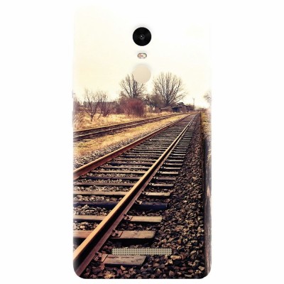 Husa silicon pentru Xiaomi Remdi Note 3, Railroad foto