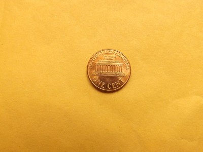 SUA 1 ( One ) Cent 2007 - MS 1 ( Luciu de batere ) foto