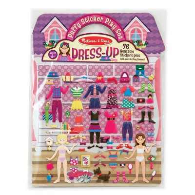 Abtibilduri pufoase Imbracaminte, Melissa and Doug foto