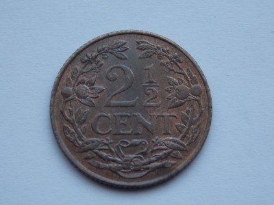 2 1/2 CENT 1941 OLANDA foto