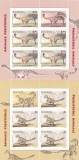 ROMANIA 2016 - ANIMALE PREISTORICE - SET MINICOLI, MNH - LP 2092c., Fauna, Nestampilat