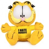 Mascota de plus Garfield tricou galben, 20 cm