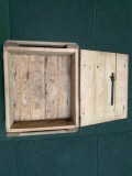 Lada Munitie Militara Veche Lemn 47x36x17 cm - Colectie, Lada Depozitare, Cutie Lemn Armata