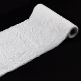 Tesatura Decorativa Craciun, Blana Artificiala, Alba, 2.5m x 24cm, Oem