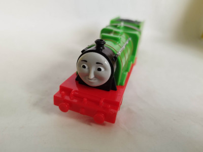 bnk jc Thomas &amp;amp; Friends Trackmaster - Henry - Mattel 2013 - cu tender foto