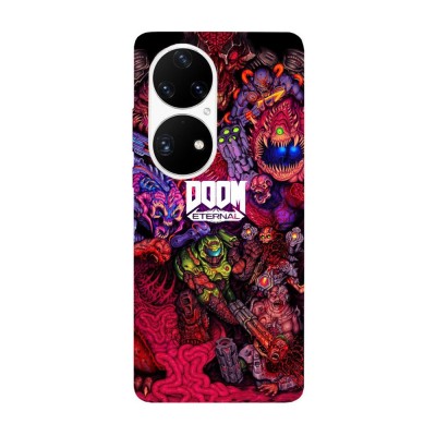 Husa compatibila cu Huawei P50 model Doom Eternal, Silicon, TPU, Viceversa foto