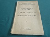 RECENZIE ASUPRE ISTORIEI RĂZBOIULUI PENTRU &Icirc;NTREGIREA ROM&Acirc;NIEI * GENERAL I. CULCER * 1929 * 2 1 1