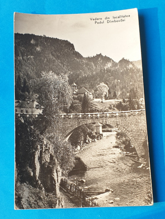 Carte Postala circulata veche RPR - Vedere din localitatea Podul Dimbovitei