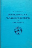 Dictory of zoological taxonomists of the world - 1961 - Richard E. (xx710)