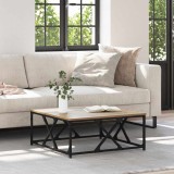 vidaXL Masă de cafea stejar artizanal 70 x 70 x 30 cm Lemn compozit 882773
