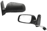 Oglinda exterioara Seat Alhambra (7V8/7V9), 04.1998-01.2001, Vw Sharan (7M), 05.1998-04.2000, Stanga, Crom, manuala, prin cablu, Fara incalzire, carc