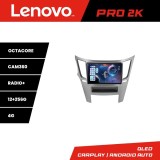 Navigatie Subru Legacy 2010-2015 Lenovo Kit-458 8 core QLED 2K 12+256 360 Android Waze USB Navigatie Internet Youtube Radio