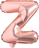 Balon aniversar Maxee, litera Z, roz, folie, 40 cm