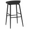 Scaune de bar, 2 buc, negru - 4