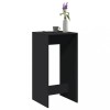 Gossi masa bar, negru, 51x50x103,5 cm, lemn prelucrat