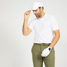 Tricou Polo Golf WW500 Alb Bărbați