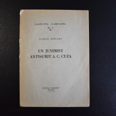 Pamfil Seicaru - Un junimist antisemit A. C. Cuza (Madrid, 1956)