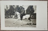 Militar roman calare, Sibiu 1935// foto tip CP