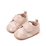 Pantofiori crem din piele lacuita - Elegant (Marime Disponibila: 6-9 luni