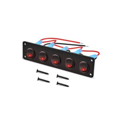 Panou cu 5 intrerupatoare 12V 20A Cod: SPA32 Automotive TrustedCars foto