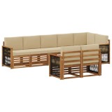 vidaXL Seturi de canapele Lemn Solid de Acacia 3384504