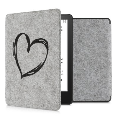 Husa pentru Kindle Paperwhite 11, Textil, Gri, kwmobile, 56260.05 foto
