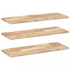 Rafturi suspendate 3 buc. 80x30x2 cm lemn masiv acacia netratat, DKD Home Decor
