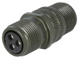 Conector circular 3 pini mamă AMPHENOL pentru lipire, 13A, 500V, MS/DS