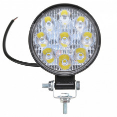 Proiector Led 27W 12/24V 6000K Rotund PL 027