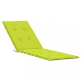 Perna de sezlong, verde aprins, (75 + 105) x 50 x 4 cm