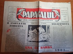 ziarul papagalul 18 martie 1945-ziar de satira si umor foto