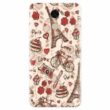 Husa silicon pentru Huawei Enjoy 7 Plus, Paris Love