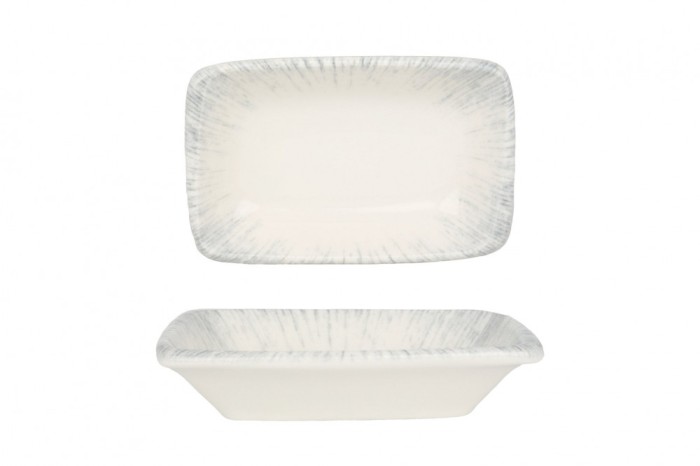 Bonna Placa de service - Iris - Por&Aring;&pound;elan - 14x10 cm - set de 2