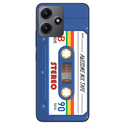 Husa compatibila cu Xiaomi Redmi 12 5G Silicon Gel Tpu Model Caseta Vintage Mix Tape foto