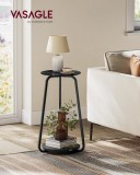 Cumpara ieftin Masuta laterala Vasagle Negru 30x30x55 cm