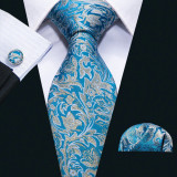 Set cravata + batista + butoni - matase - model 87