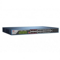 Switch cu web MANAGEMENT 24+2 porturi, EXTENDED POE ,DS-3E1326P-E foto