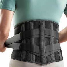 Centura suport spate Respirabil Stabilizator 5-puncte cu burete lombar 3D detasabil pentru dureri de spate &ndash; Universal