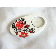 Suport lumanare cu motiv traditional 46842