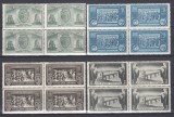 ROMANIA 1933 LP 104 CENTENARUL ORASULUI TURNU SEVERIN 1833/1933 SERIA IN BLOC DE 4 TIMBRE MNH, Nestampilat