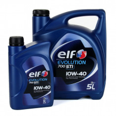 Set Ulei Motor Elf Evolution 700 STI 10W-40 5L + Ulei Motor Elf Evolution 700 STI 10W-40 1L